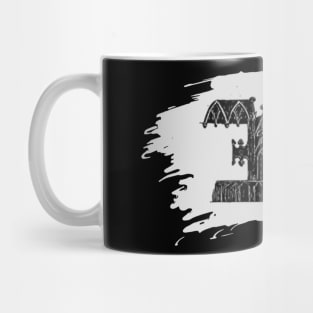 Gothic letter N – Alphabet typography Mug